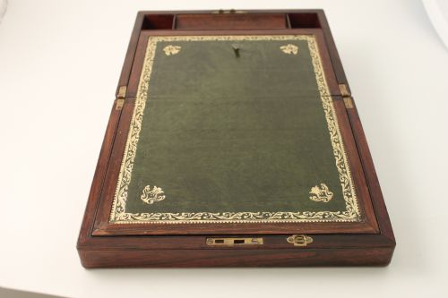 VICTORIAN WRITING SLOPE - ADDITIONAL PHOTO 6