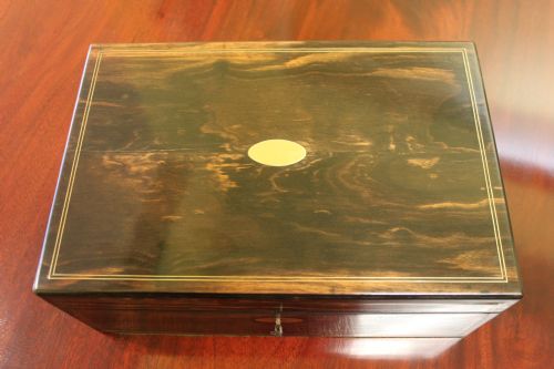 REGENCY PERIOD COROMANDEL WRITING SLOPE - ADDITIONAL PHOTO 1