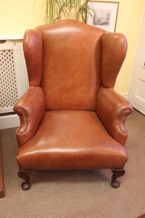 late victorian wing armchair chair - CATEGORY: ANTIQUE CHAIRS - DATED 1900