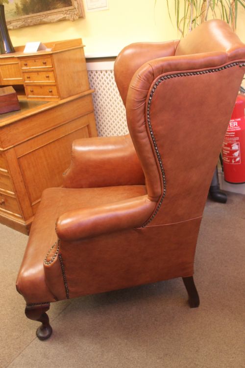 LATE VICTORIAN WING ARMCHAIR CHAIR - ADDITIONAL PHOTO 1