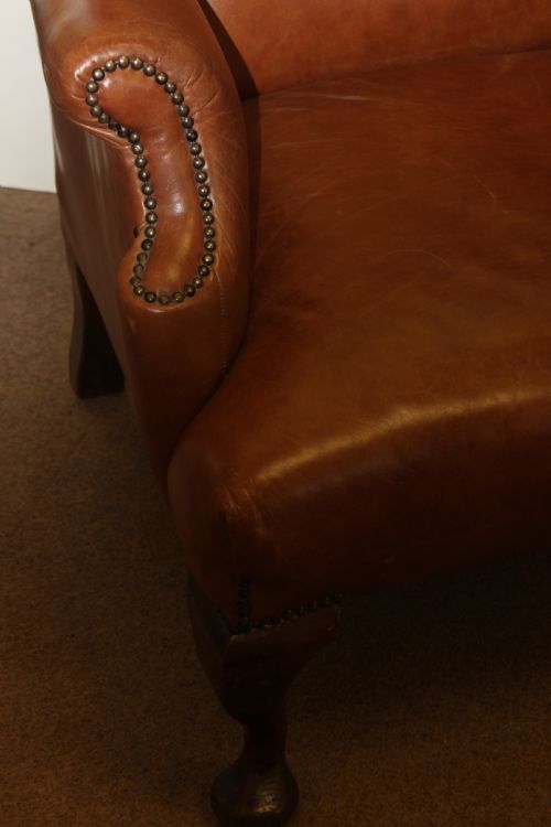 LATE VICTORIAN WING ARMCHAIR CHAIR - ADDITIONAL PHOTO 3