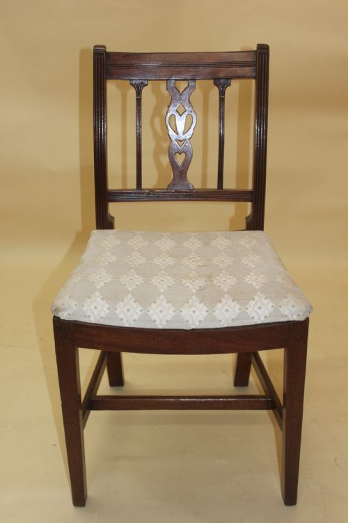 SET OF SIX COUNTRY SHERATON DINING CHAIRS - ADDITIONAL PHOTO 3