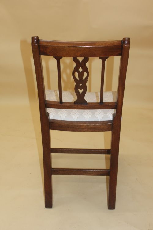 SET OF SIX COUNTRY SHERATON DINING CHAIRS - ADDITIONAL PHOTO 5