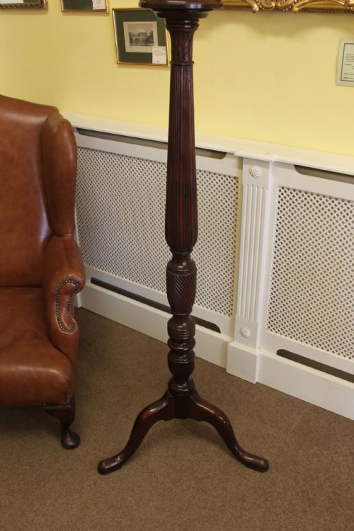 a 19th century mahogany torchere - CATEGORY: ANTIQUE MISCELLANEOUS - DATED 1870