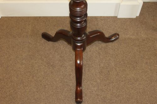 A 19TH CENTURY MAHOGANY TORCHERE - ADDITIONAL PHOTO 5