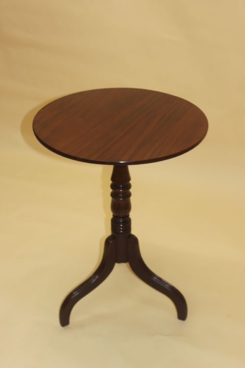 english george iii mahogany tripod table - CATEGORY: ANTIQUE TABLES - DATED 1800