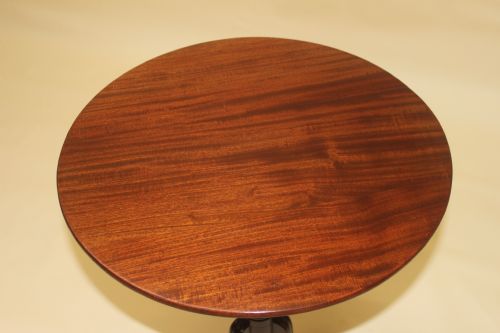 ENGLISH GEORGE III MAHOGANY TRIPOD TABLE - ADDITIONAL PHOTO 6