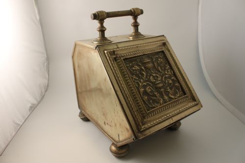 Victorian Brass Coal Scuttle