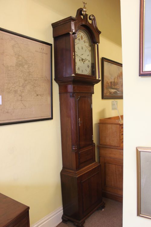 19TH CENTURY LONGCASE CLOCK BY ROBERT HILL OF STAFFORD - ADDITIONAL PHOTO 1