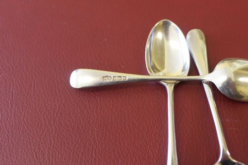 SET OF HM SILVER TEASPOONS - ADDITIONAL PHOTO 1