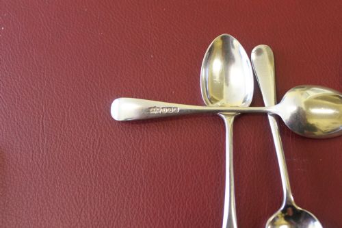 SET OF HM SILVER TEASPOONS - ADDITIONAL PHOTO 2