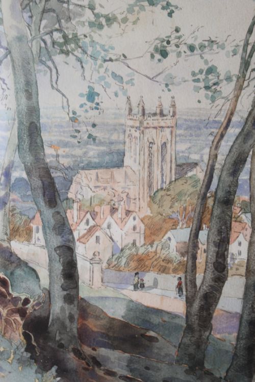 Watercolour by Leonard Ward