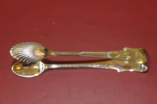 victorian sugar tongsnips - CATEGORY: ANTIQUE SILVER - DATED 1890