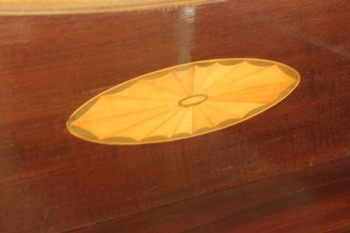 A LATE 19TH CENTURY SHERATON REVIVAL SIDE CABINET - ADDITIONAL PHOTO 2