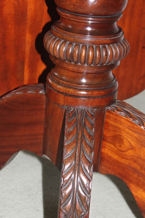 A SUPERB AND IMPRESSIVE MAHOGANY AND CROSSBANDED REGENCY PERIOD BREAKFAST TABLE - ADDITIONAL PHOTO 7