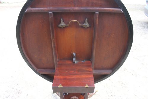 REGENCY PERIOD ROSEWOOD AND CROSSBANDED CENTRE TABLE - ADDITIONAL PHOTO 4