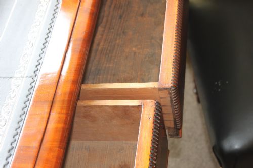 A FINE 19TH CENTURY REGENCY PERIOD MAHOGANY PEDESTAL PARTNERS DESK - ADDITIONAL PHOTO 7