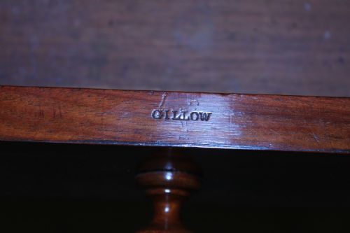 AN EARLY 19TH CENTURY MAHOGANY TWO DRAWER DESK WRITING OR LIBRARY TABLE BY GILLOWS OF LANCASTER - ADDITIONAL PHOTO 14
