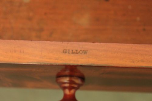AN EARLY 19TH CENTURY MAHOGANY TWO DRAWER DESK WRITING OR LIBRARY TABLE BY GILLOWS OF LANCASTER - ADDITIONAL PHOTO 15