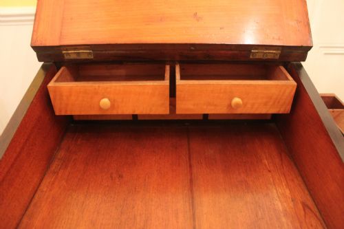 A FINE ORIGINAL REGENCY GEORGE IV ROSEWOOD DAVENPORT - ADDITIONAL PHOTO 6