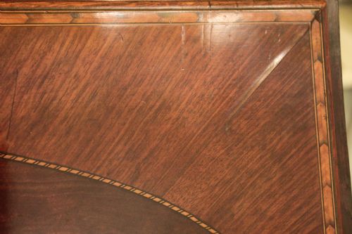GEORGE III PERIOD MAHOGANY BUREAU - ADDITIONAL PHOTO 12