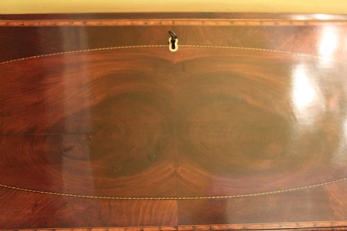 GEORGE III PERIOD MAHOGANY BUREAU - ADDITIONAL PHOTO 13