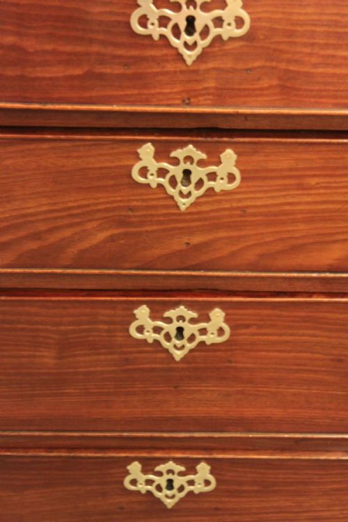 GEORGE III PERIOD MAHOGANY BUREAU - ADDITIONAL PHOTO 15
