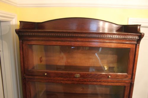A 5SECTION OAK LEBUS GLOBEWERNICKE TYPE BOOKCASE - ADDITIONAL PHOTO 8