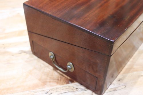 EARLY 19TH CENTURY GEORGIAN WRITING SLOPE - ADDITIONAL PHOTO 3