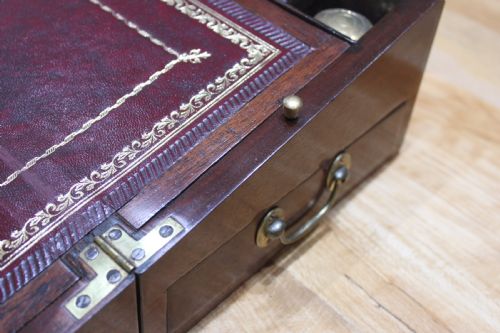 EARLY 19TH CENTURY GEORGIAN WRITING SLOPE - ADDITIONAL PHOTO 5