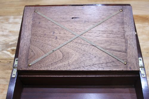 EARLY 19TH CENTURY GEORGIAN WRITING SLOPE - ADDITIONAL PHOTO 8