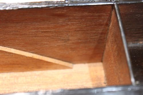 VICTORIAN WALNUT WRITING SLOPE WITH SECRET DRAWERS - ADDITIONAL PHOTO 9