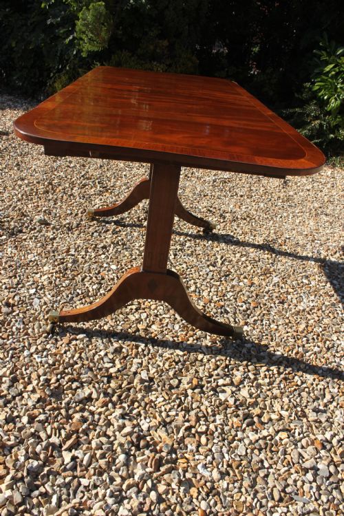 LATE 18TH CENTURY MAHOGANY AND INLAID SOFA TABLE - ADDITIONAL PHOTO 15