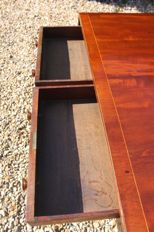 LATE 18TH CENTURY MAHOGANY AND INLAID SOFA TABLE - ADDITIONAL PHOTO 17