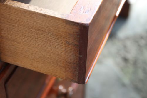GEORGE IV PERIOD MAHOGANY PEDESTAL PARTNERS DESK - ADDITIONAL PHOTO 8