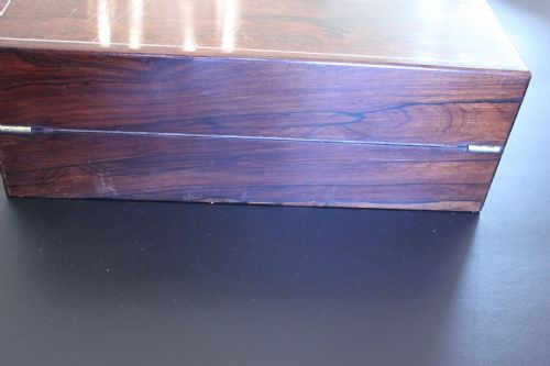 19TH CENTURY ROSEWOOD WRITING SLOPE - ADDITIONAL PHOTO 4