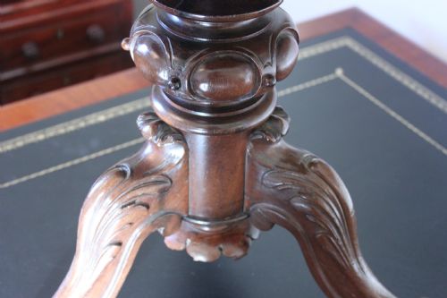 VICTORIAN WALNUT REVOLVING PIANO STOOL - ADDITIONAL PHOTO 3