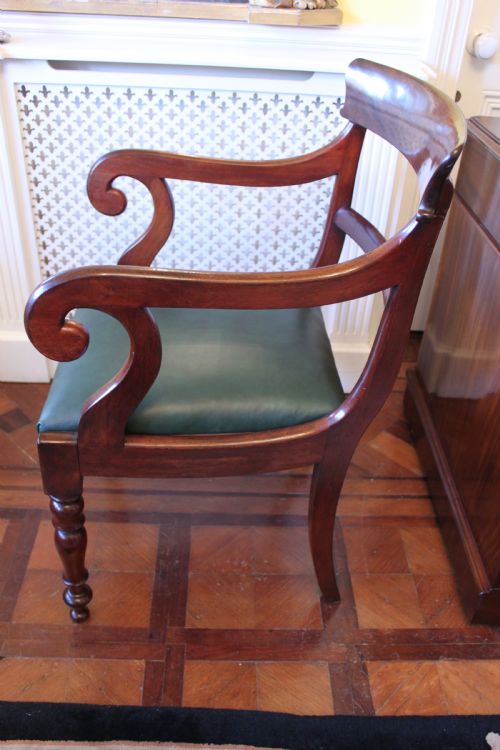 EARLY 19TH CENTURY DESK ARMCHAIR - ADDITIONAL PHOTO 3
