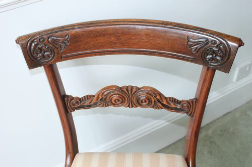 A SET OF 6 REGENCY PERIOD DINING CHAIRS - ADDITIONAL PHOTO 2