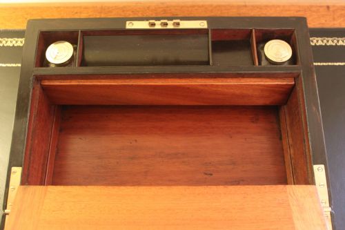 VICTORIAN WRITING SLOPE WALNUT WITH SECRET DRAWERS - ADDITIONAL PHOTO 8