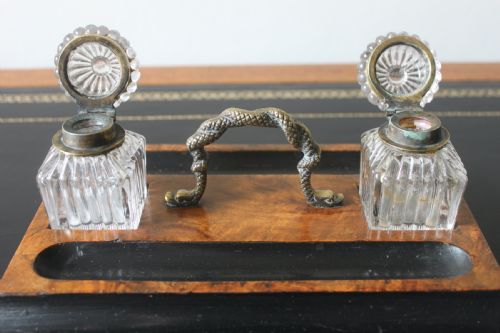 19TH CENTURY DESK STANDISH - ADDITIONAL PHOTO 3