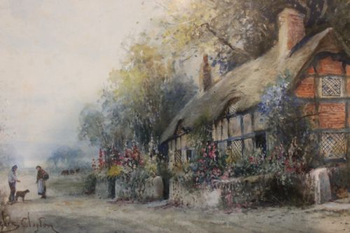 FRAMED WATERCOLOUR BY JOSEPH HUGHES CLAYTON - ADDITIONAL PHOTO 6
