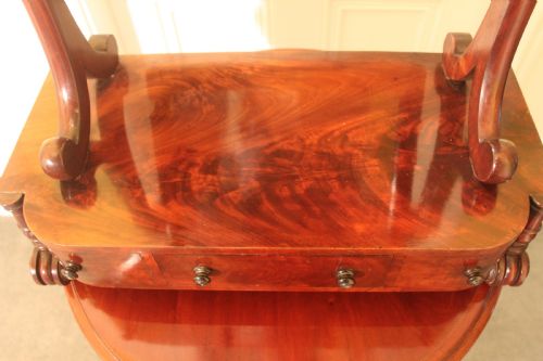 WILLIAM IV MAHOGANY DRESSING MIRROR - ADDITIONAL PHOTO 4
