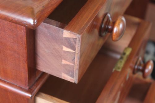 VICTORIAN MAHOGANY PEDESTAL DESK - ADDITIONAL PHOTO 5