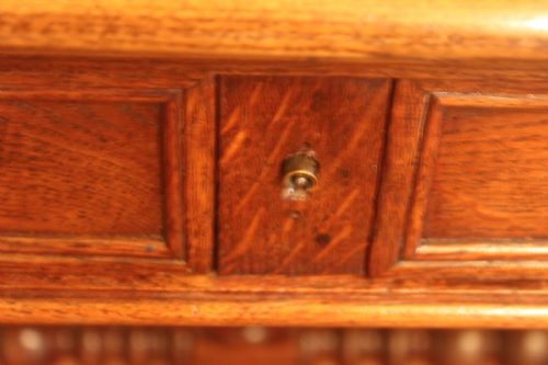 FRENCH OAK DESK OR LIBRARY TABLE - ADDITIONAL PHOTO 12