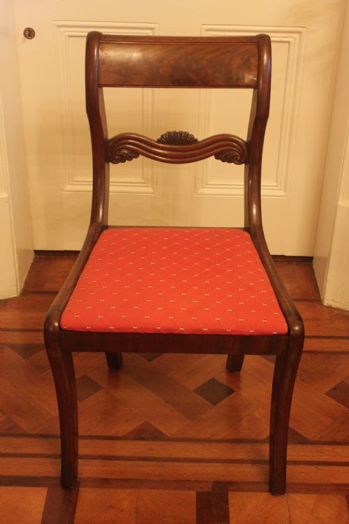 SET OF SIX REGENCY PERIOD MAHOGANY CHAIRS - ADDITIONAL PHOTO 2