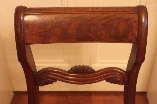 SET OF SIX REGENCY PERIOD MAHOGANY CHAIRS - ADDITIONAL PHOTO 3
