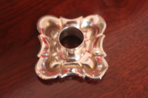PAIR OF VICTORIAN SILVER PLATED CANDLESTICKS - ADDITIONAL PHOTO 3