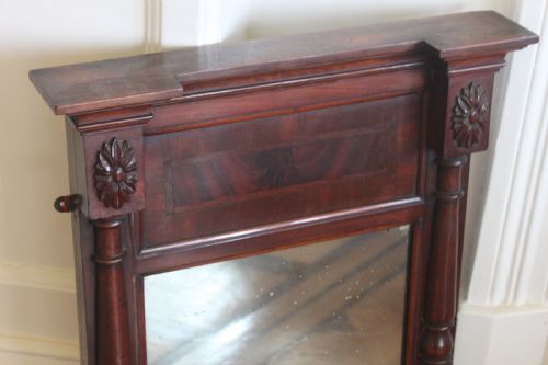 MAHOGANY GEORGE IV PERIOD PIER MIRROR - ADDITIONAL PHOTO 1