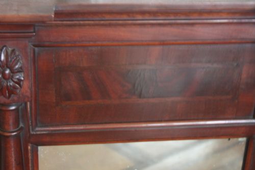 MAHOGANY GEORGE IV PERIOD PIER MIRROR - ADDITIONAL PHOTO 3